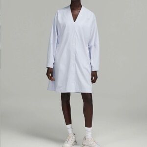 Lululemon Woven Air Button Front Dress